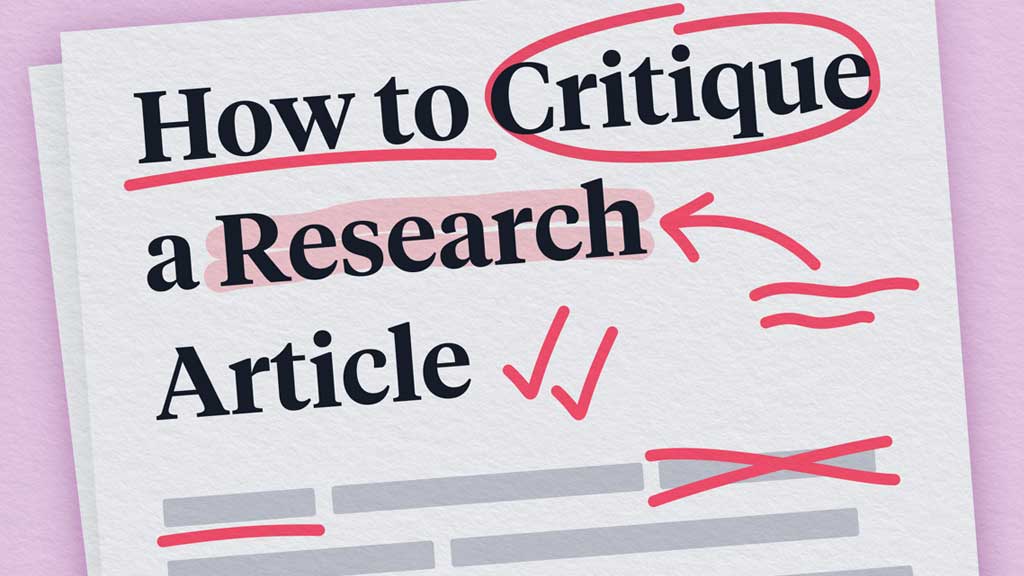 Cover image for: How to Critique a Research Article