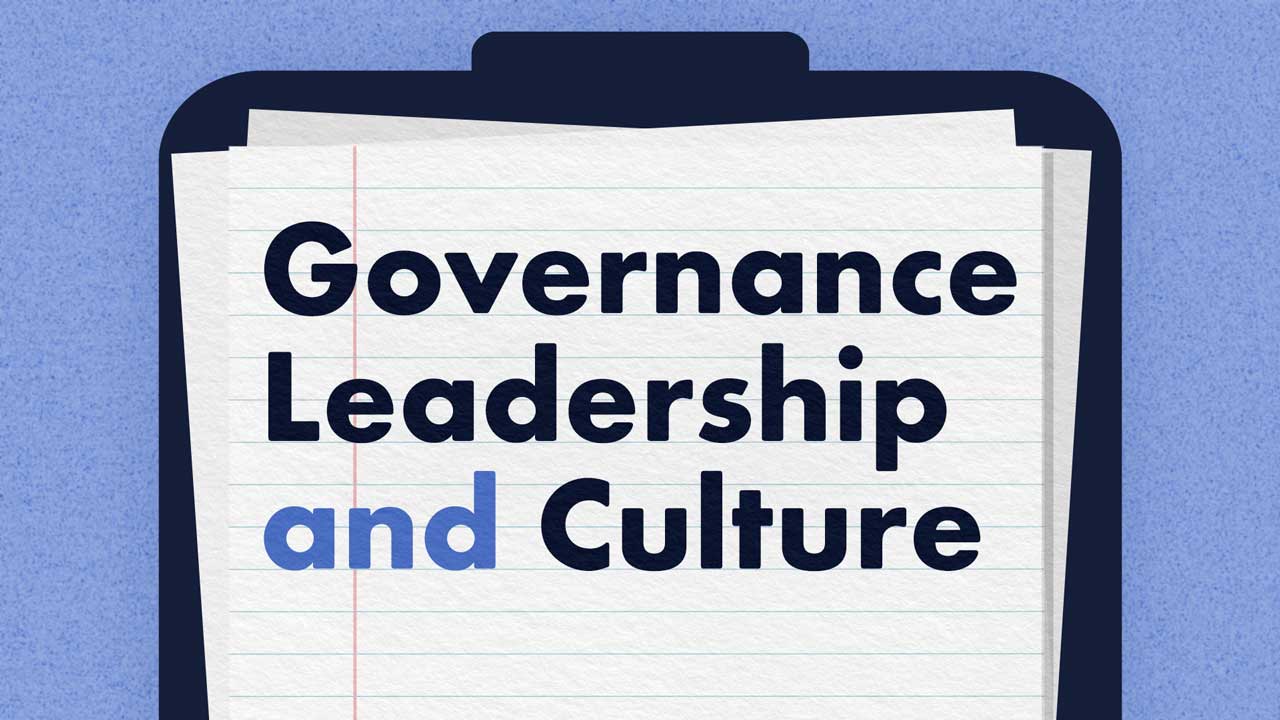 Image for Governance, Leadership and Culture