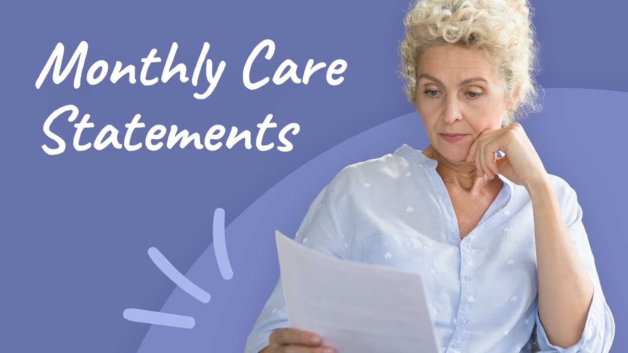 Cover image for: Monthly Care Statements for Residential Aged Care