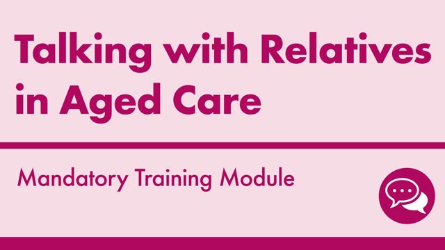 Cover image for: Talking with Relatives in Aged Care