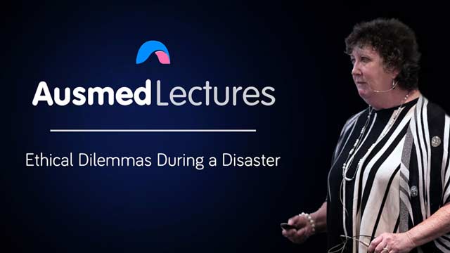Cover image for lecture: Ethical Dilemmas During a Disaster