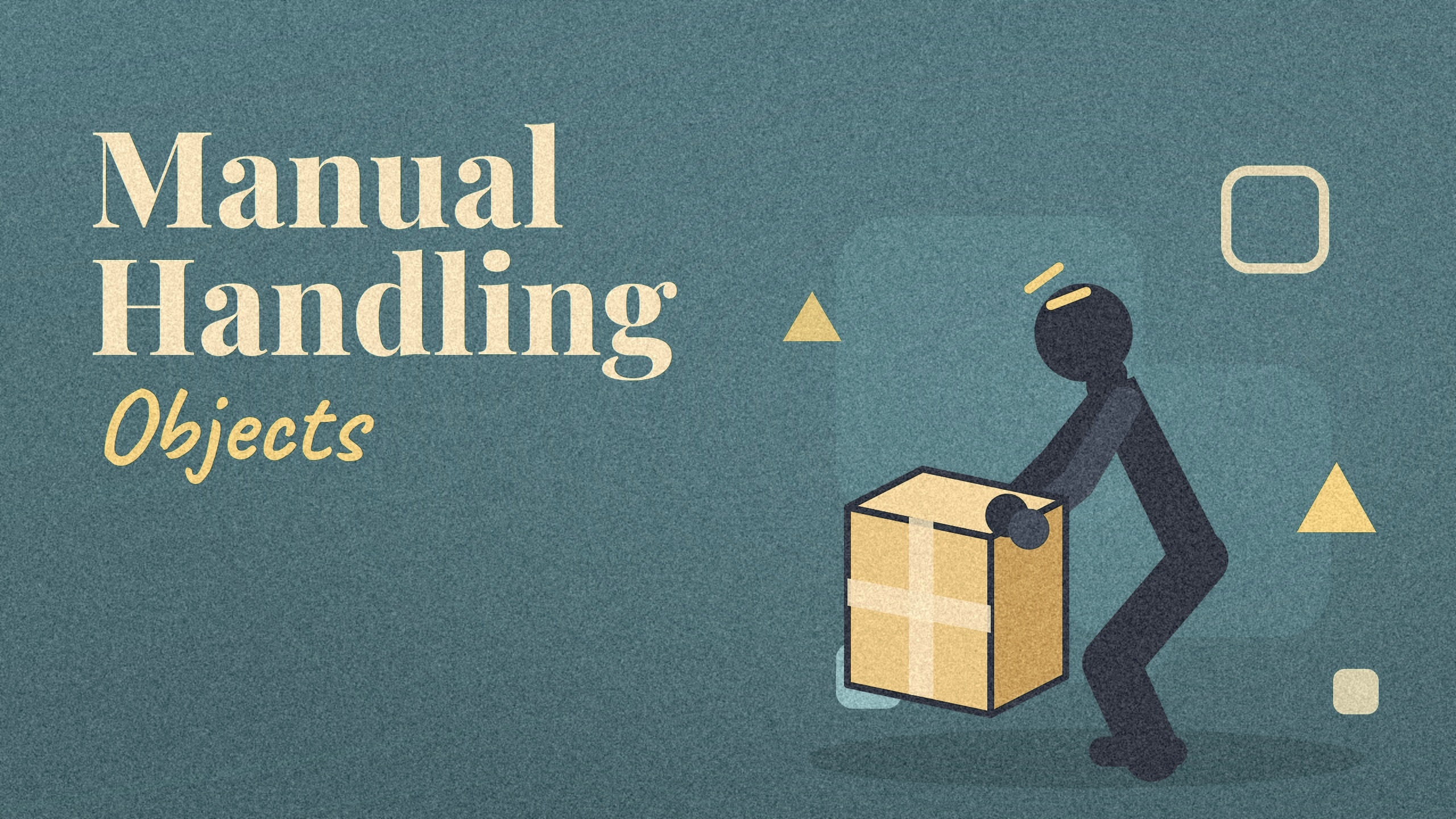 Cover image for: Manual Handling: Objects