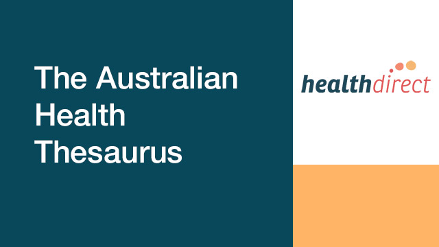 Image for The Australian Health Thesaurus